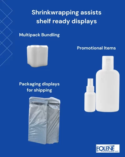 shelf ready packaing shrinkwrap assists folene