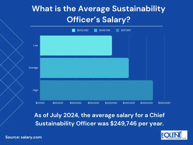 Chief Sustainability Officer Salary- Folene Packaging