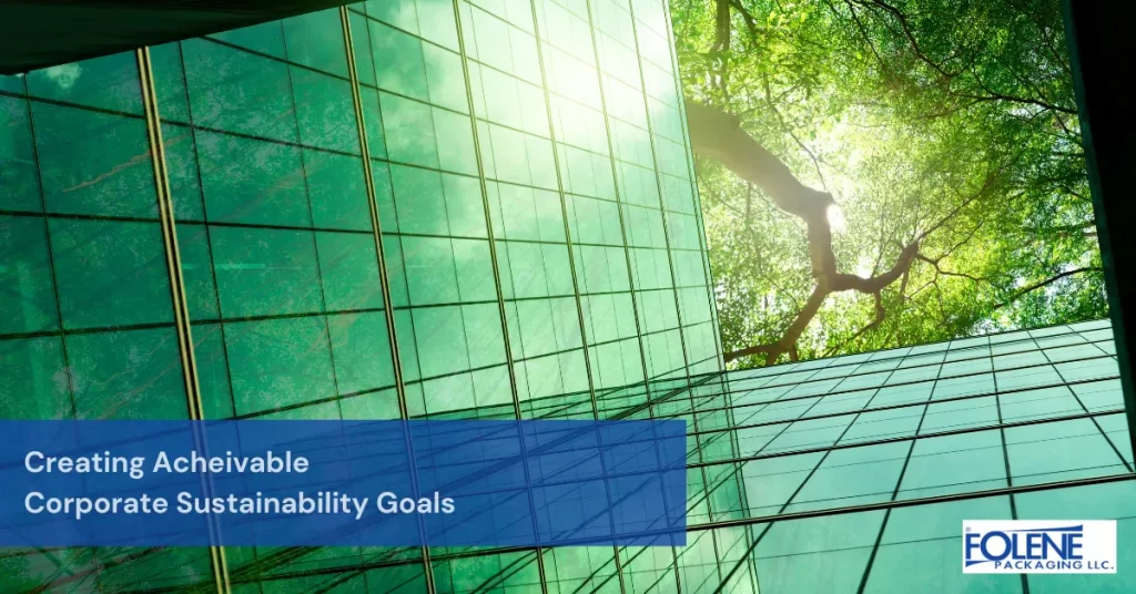 Corporate Sustainability Goals Featured Image Folene Packaging