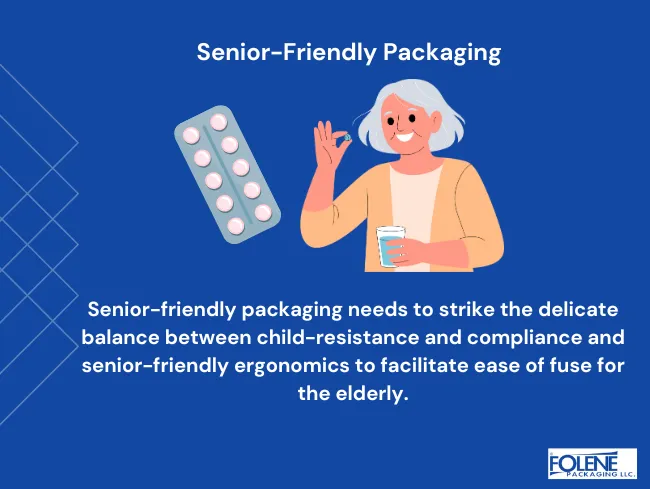 Child Resistant Packaging Featured senior fiendly Folene Packaging