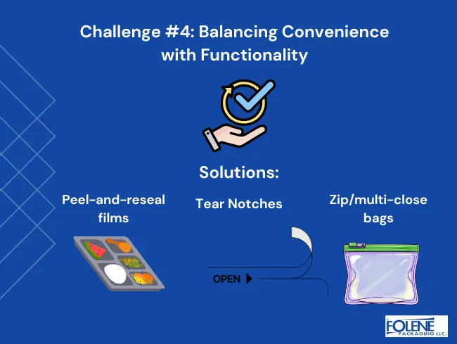 snack food packaging challenges functionality Folene